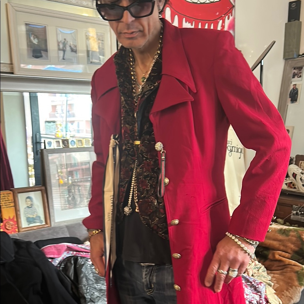 Men's Women’s unisex  Red Coat